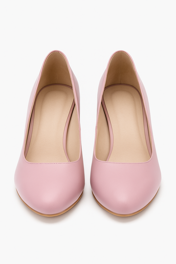 Pantofi Dama Din Piele Naturala Lila 823